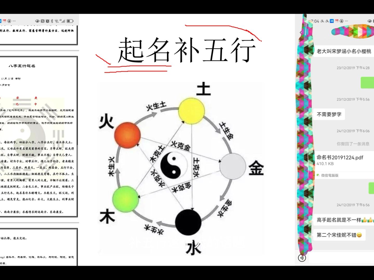 五行起名 生活中的补五行哔哩哔哩bilibili