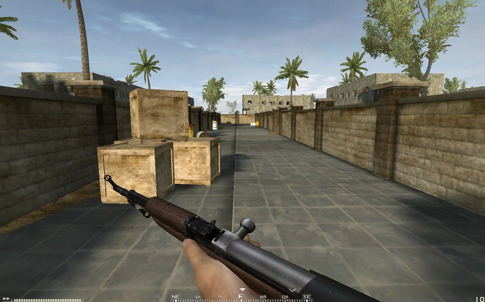 战地2pr中东暴民vs波兰陆军没想到几发炮弹把楼房炸没了2333低配战术