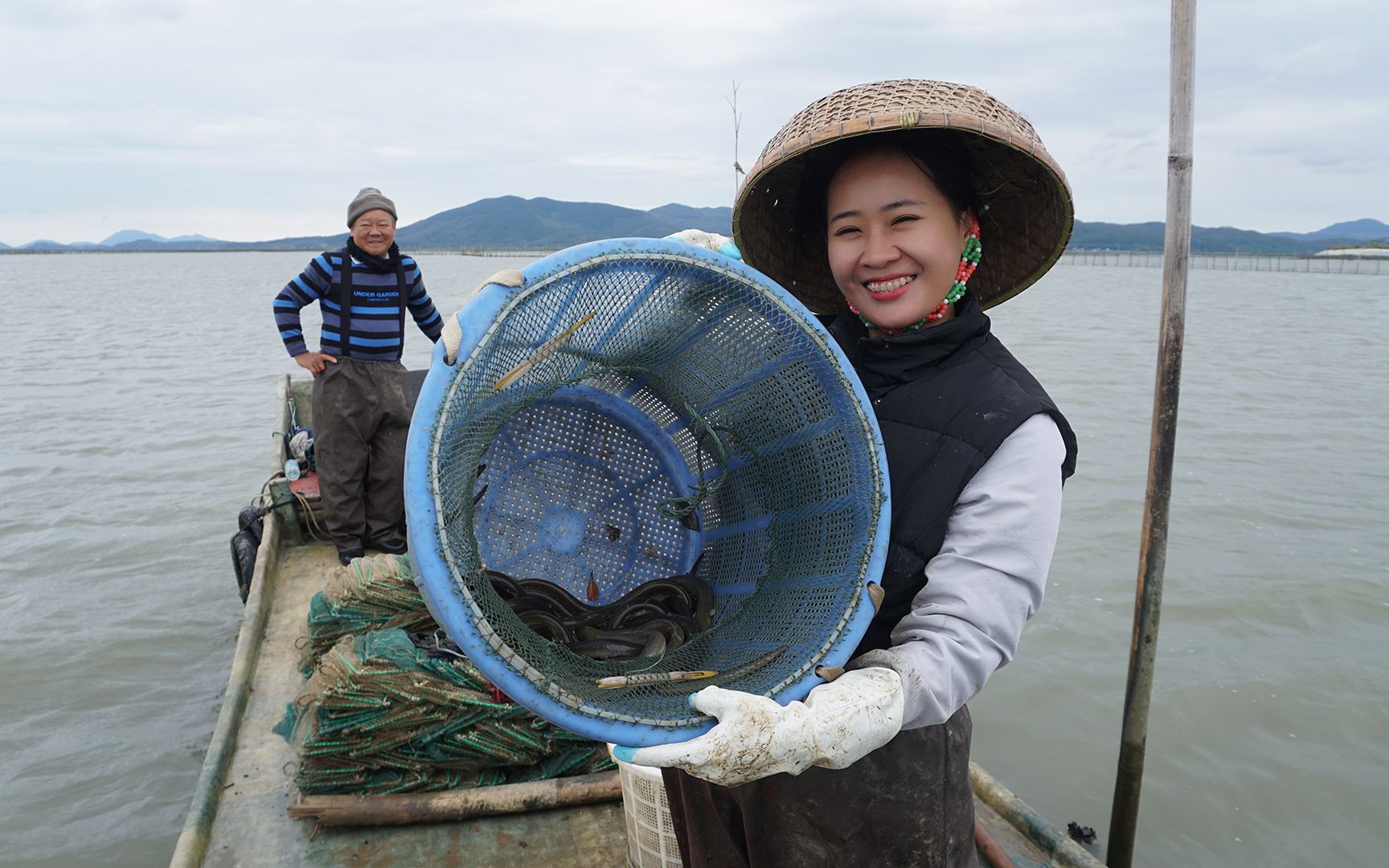 阿渔妹 赶海图片