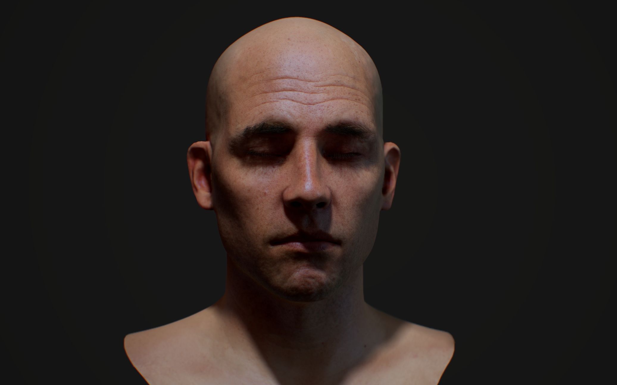 zbrush匠人出品测试一下新方法做超写实人头