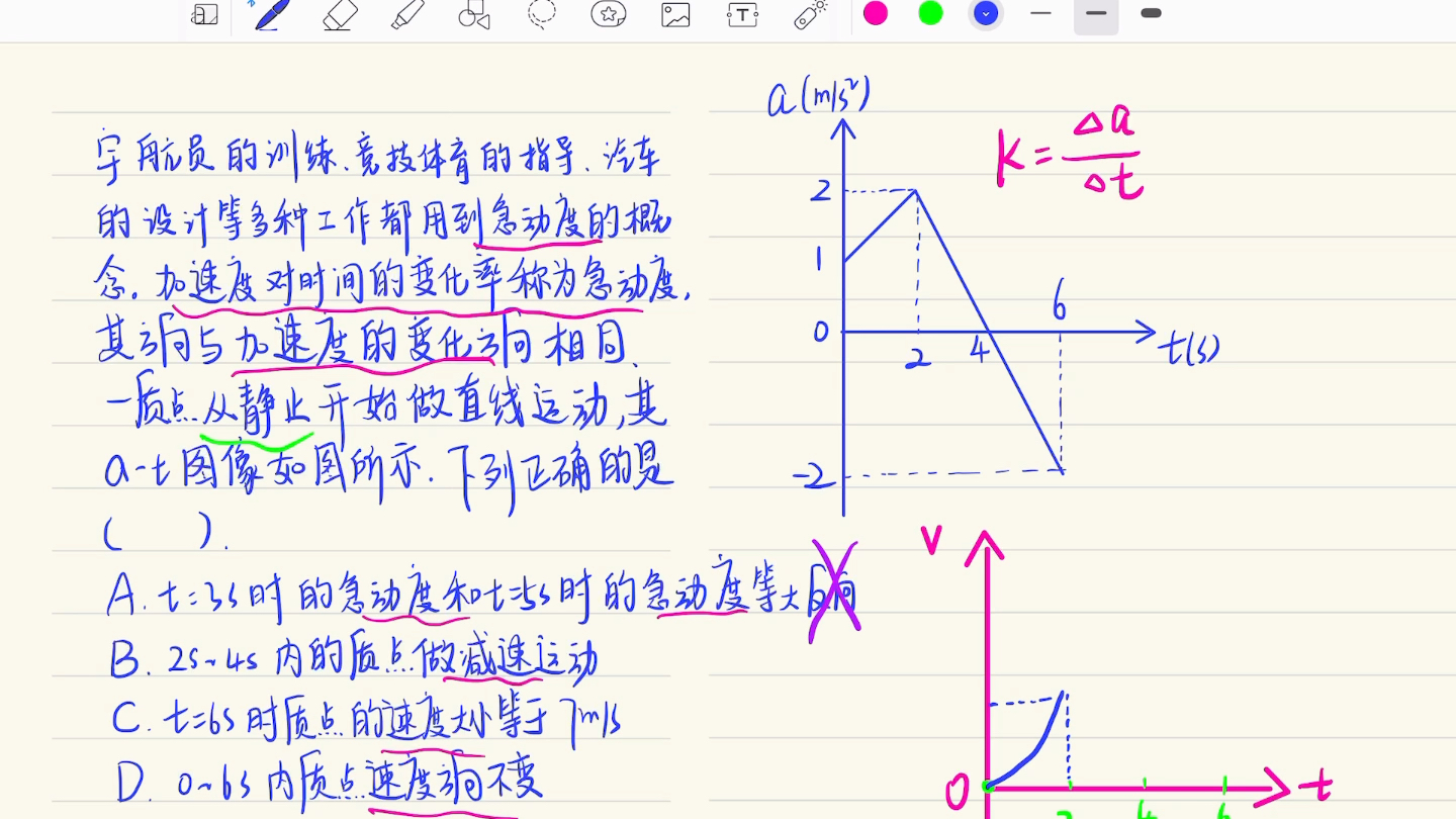 运动学经典题目分享2——你知道【急动度】是什么嘛?哔哩哔哩bilibili