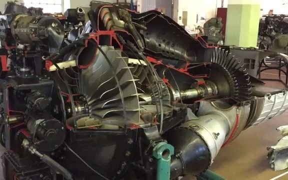 Radial Jet engine Klimov VK1 米格15克里莫夫VK1喷气式发动机内部结构展示哔哩哔哩bilibili