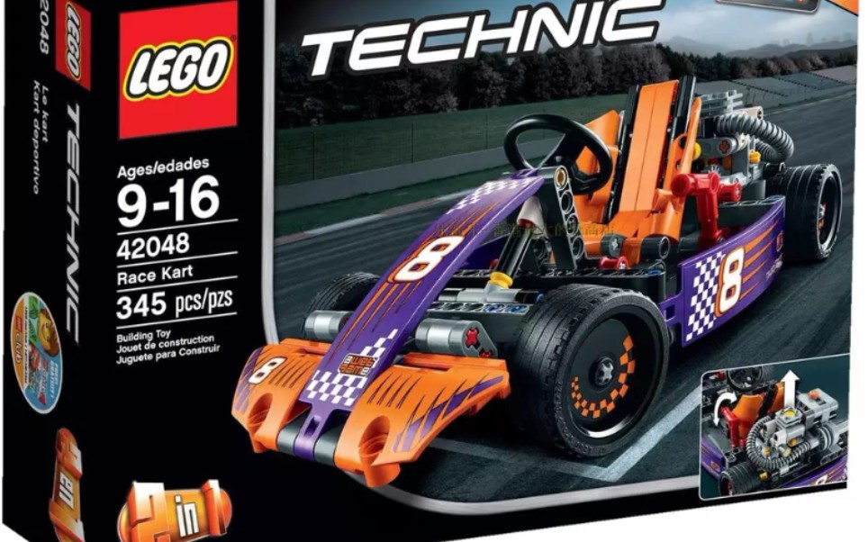 乐高机械组42048超级卡丁车速组评测