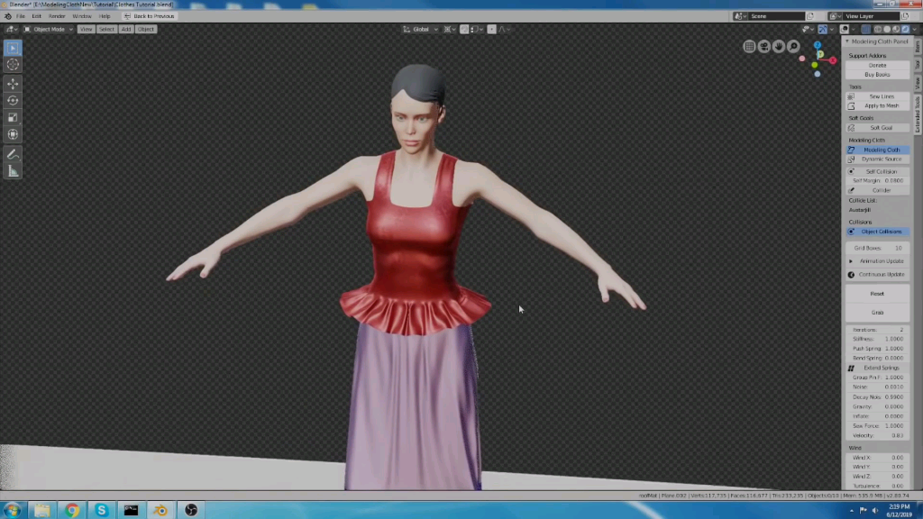 Blender免费插件Modeling cloth布料/衣服教程Modeling Cloth Clothing Tutorial With Blender哔哩哔哩bilibili