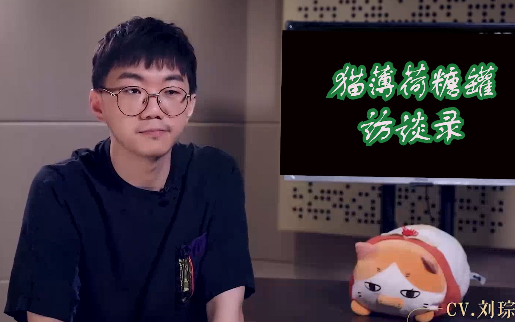 刘琮伪访谈节目猫薄荷糖罐访谈录片花