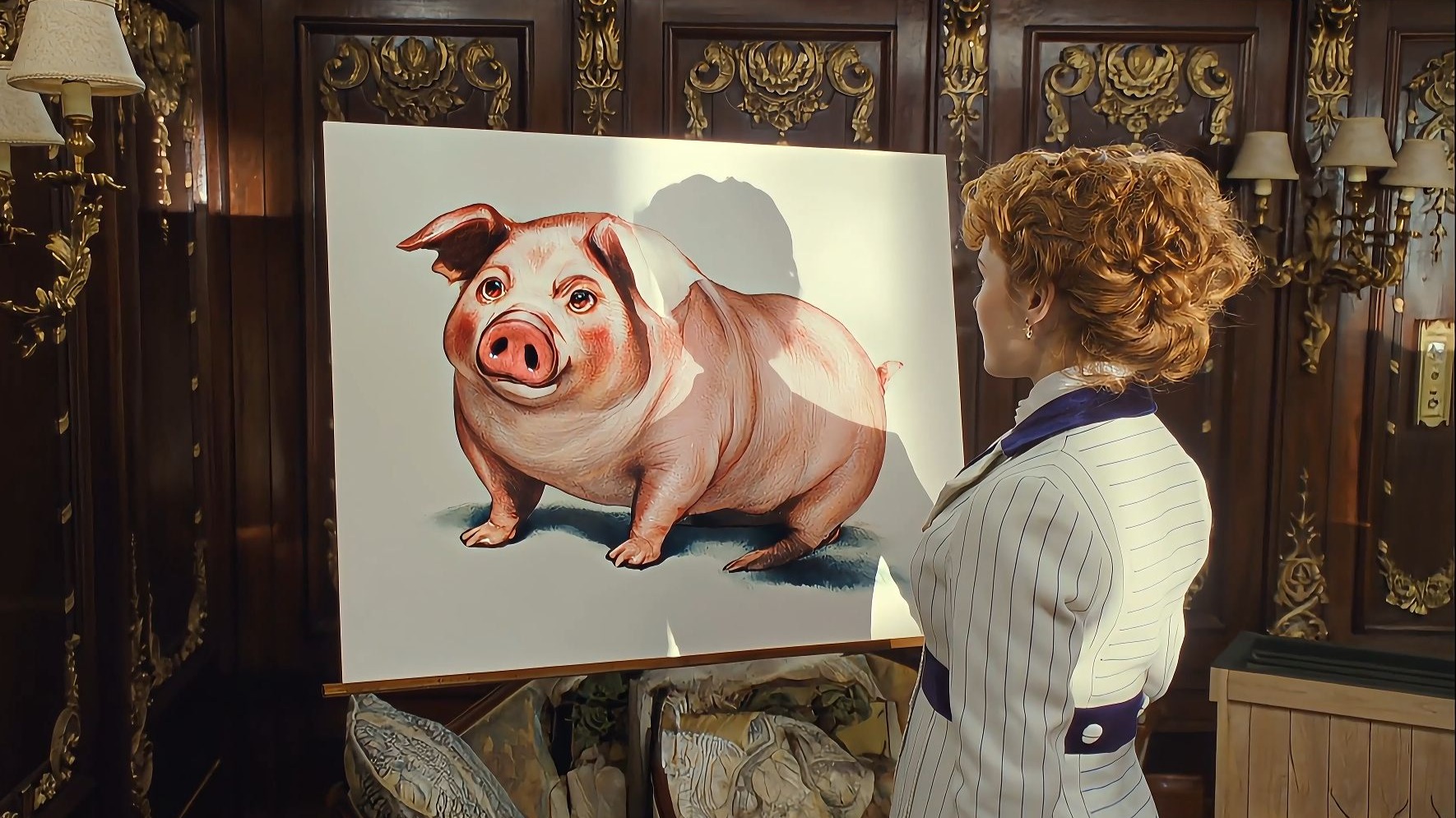 泰坦尼克号: 露丝的艺术品位!