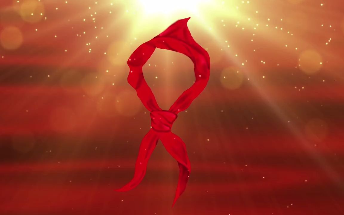 《红领巾飘起来》有完整版 led背景视频素材#背景素材 #背景视频