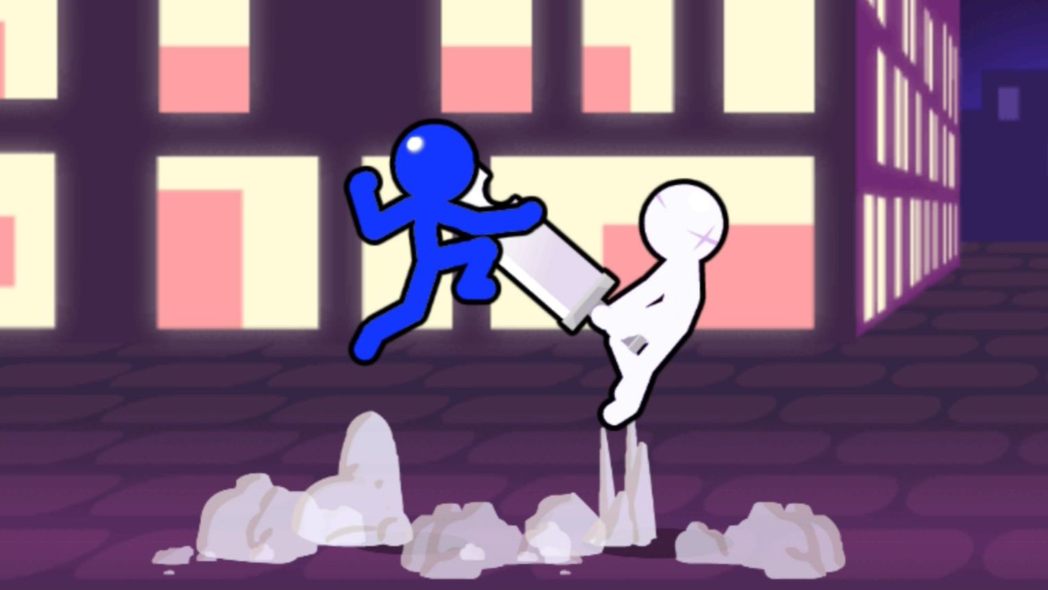 sticky steve 对 scarmichael!《stick fighter》