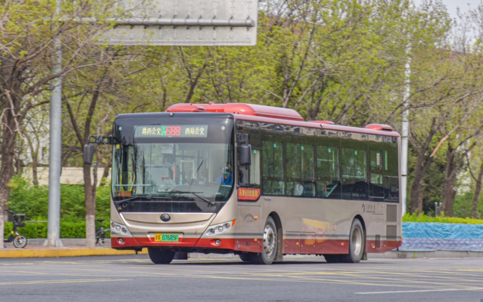 天津公交688路 zk6105chevpg36 行驶实录_哔哩哔哩_bilibili