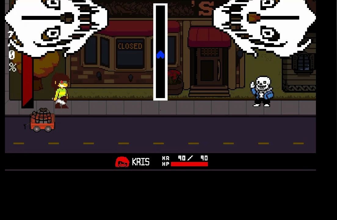 deltarunesans同人一阶段无药通关