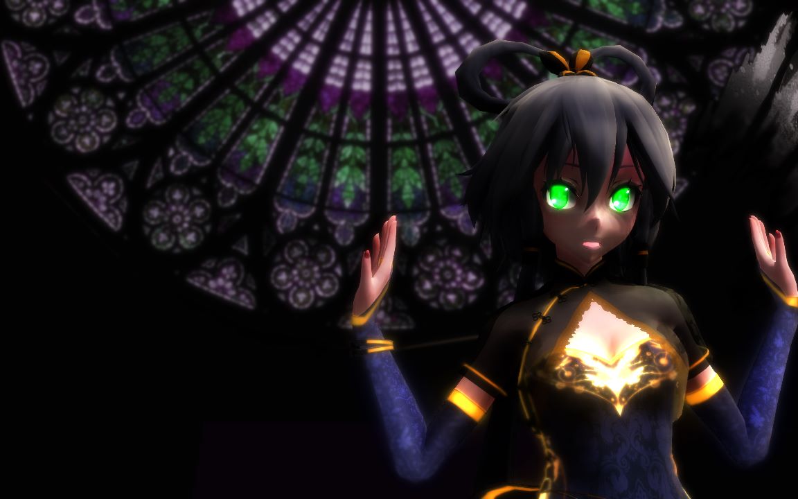 【mmd】快看,會發光的金絲雀洛天依_mmd·3d_動畫_bilibili_嗶哩嗶哩