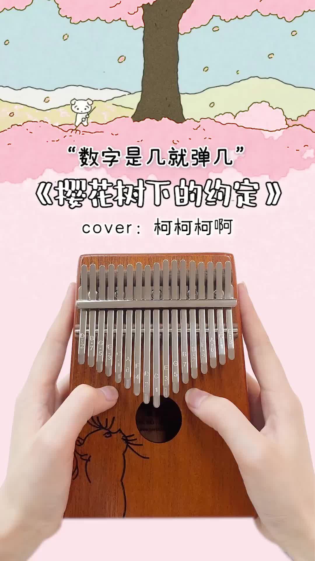 青丝已白发徒留下那段牵挂樱花树下的约定卡林巴弹奏拇指琴卡林巴