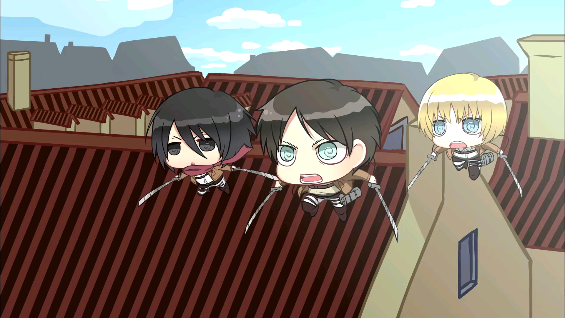 进击的巨人q版剧场版第一集_哔哩哔哩 (゜-゜)つロ 干杯~-bilibili