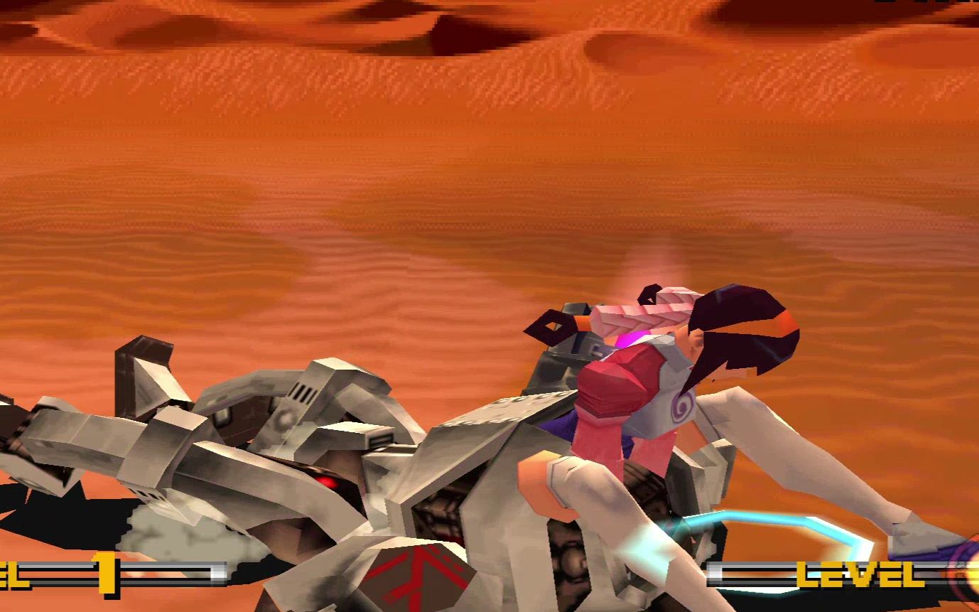 回忆经典游戏 星际格斗2主角未来女儿通关8级电脑难度