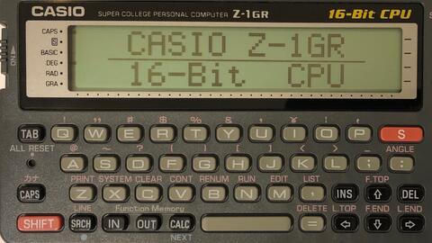 Casio Z-1GR 可编程计算器机器自检程序演示-哔哩哔哩