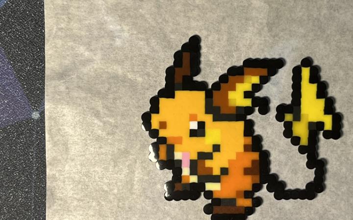 像素拼豆图签026雷丘