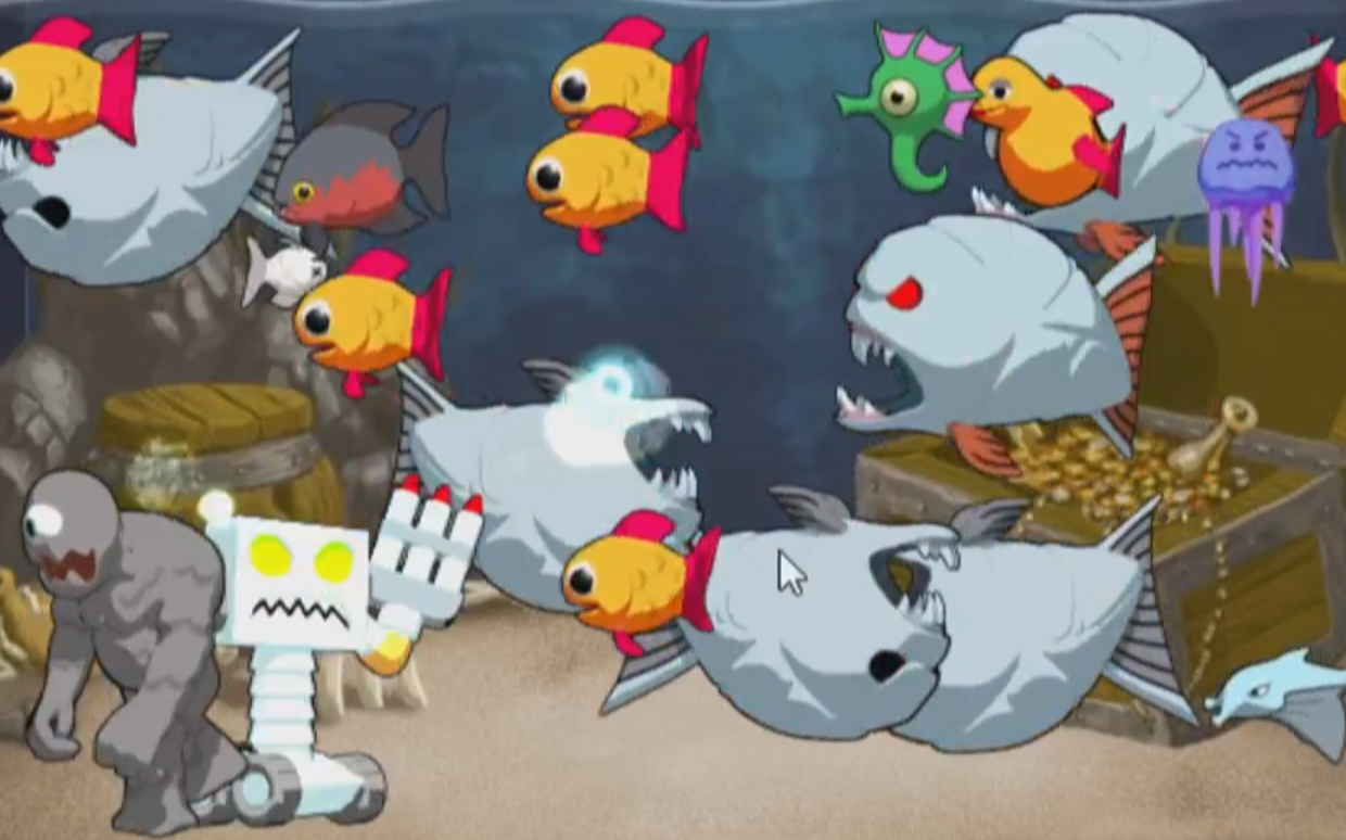 怎么这大鱼都倒着养啊,怪怪水族箱