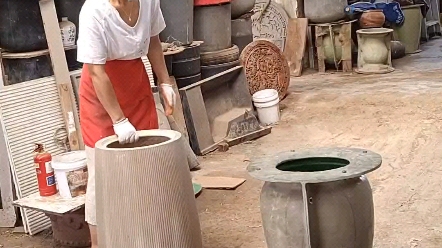 免烧庭院大号陶罐景观土陶粗陶红陶花盆花瓶摆件陶瓷大码陶盆制作学习教#土陶 #土陶酒坛 #土陶花盆 #紫砂艺术 #紫砂文化哔哩哔哩bilibili