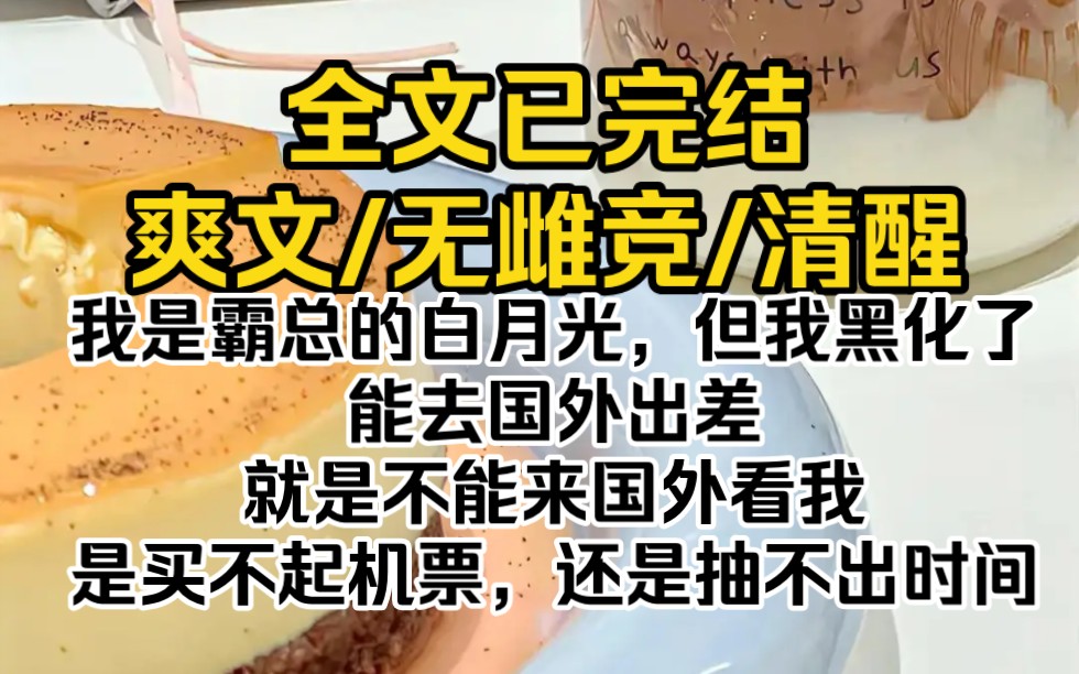 (全文已完结)我是霸总的白月光,但我黑化了.能去国外出差,就是不能来国外看我,是买不起机票,还是抽不出时间?哔哩哔哩bilibili