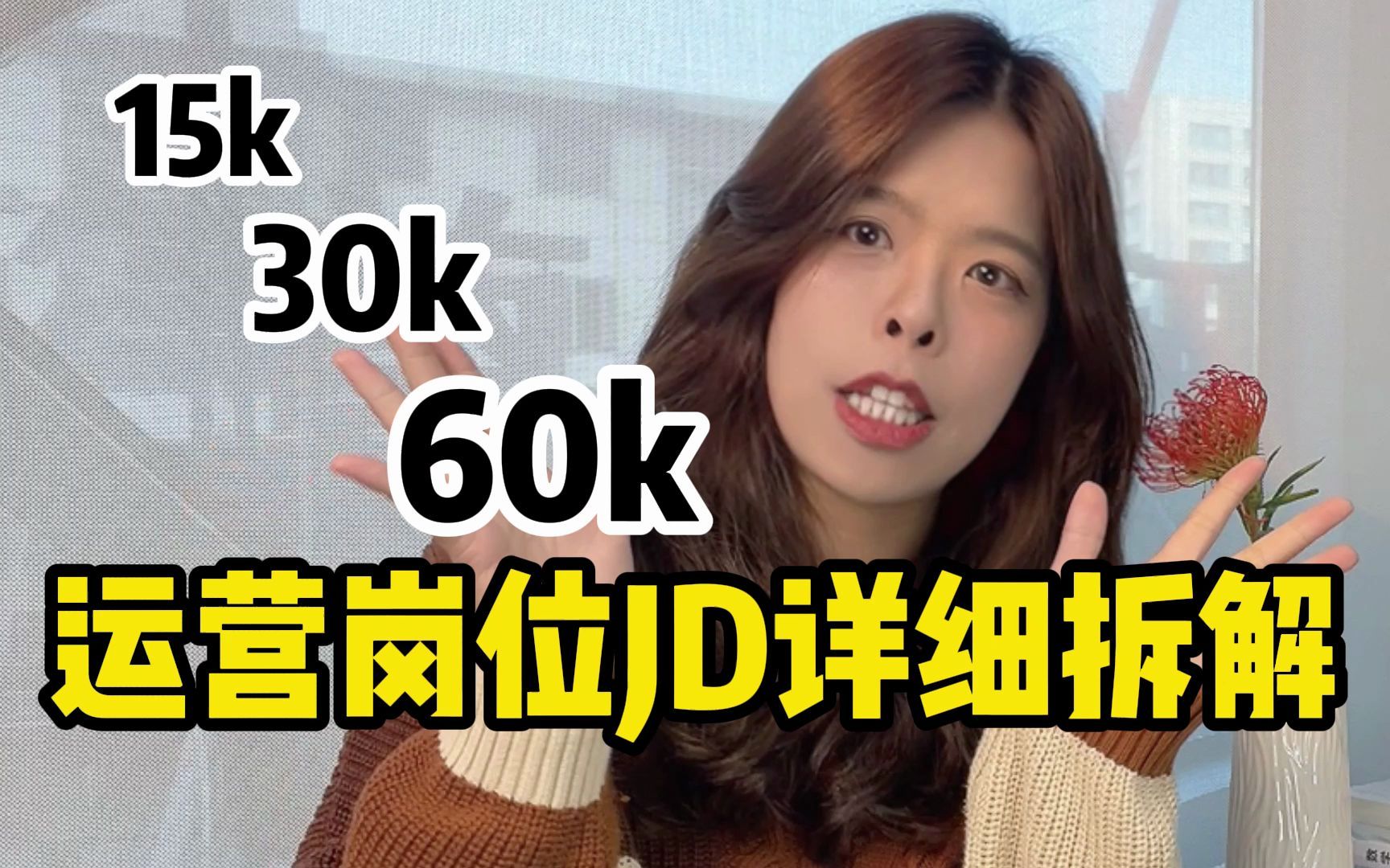 15k、30k、60k,运营JD大不同!凭你的运营经验能拿到少呢?哔哩哔哩bilibili