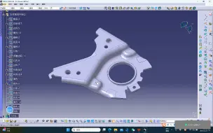 Download Video: CATIA实体手法画钣金--翻边补缺口