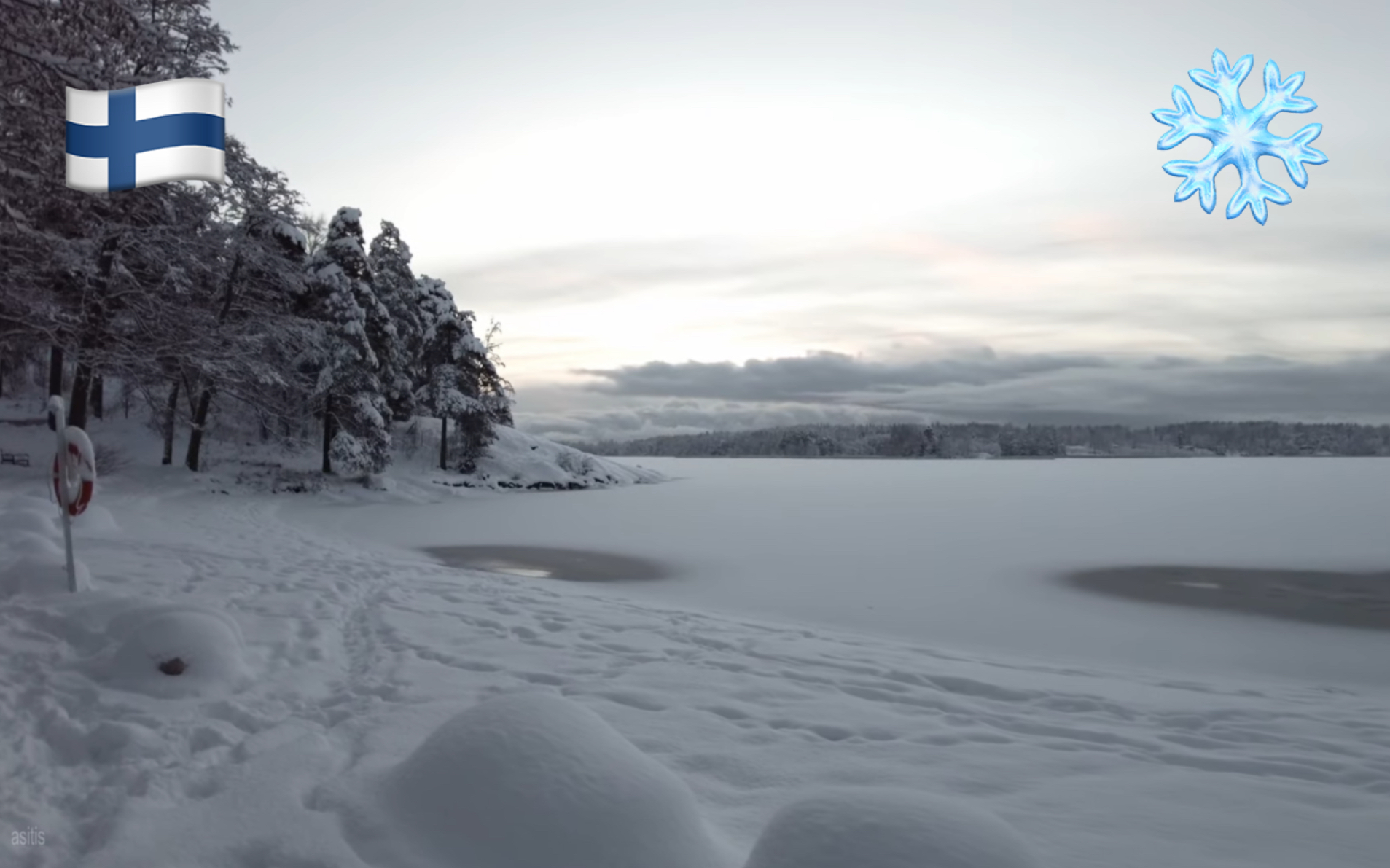 【4K超清】冬季雪地下午漫步游芬兰南部城镇埃斯波(Espoo)郊区 拍摄日期:2022.12.9哔哩哔哩bilibili