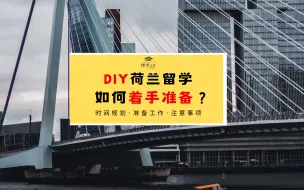 Download Video: 【荷兰留学】DIY荷兰留学，如何着手准备？