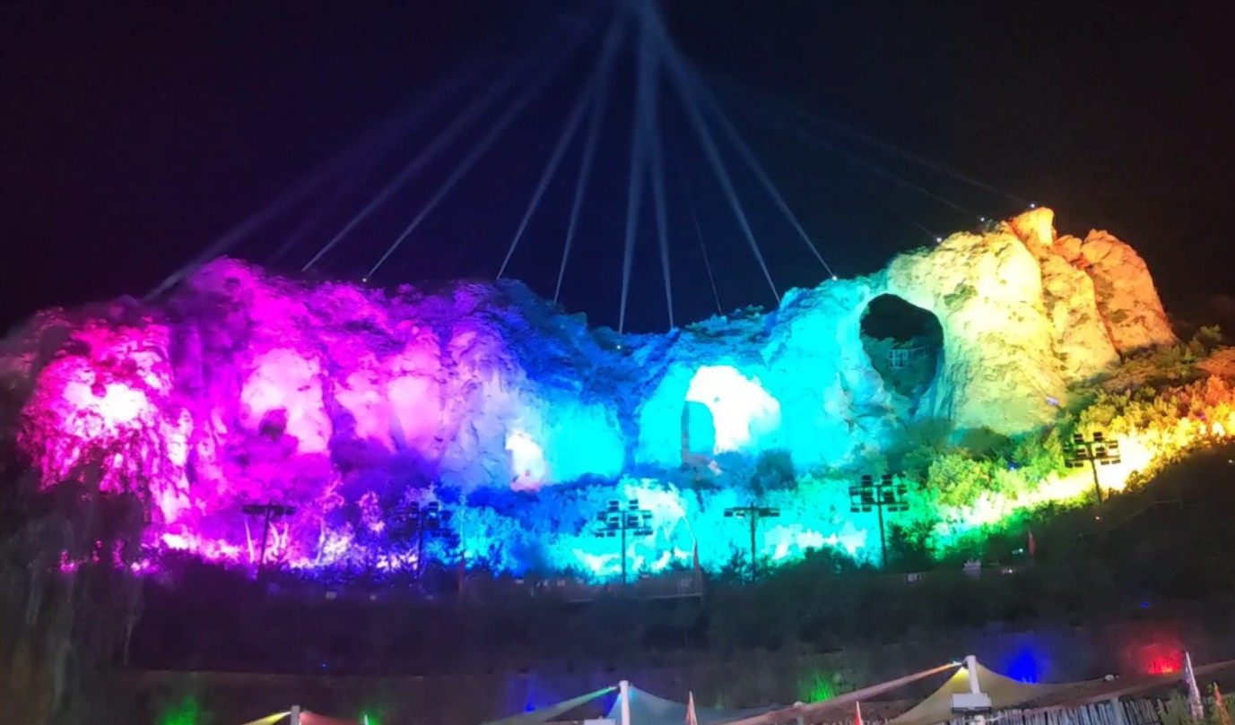 山体灯光秀