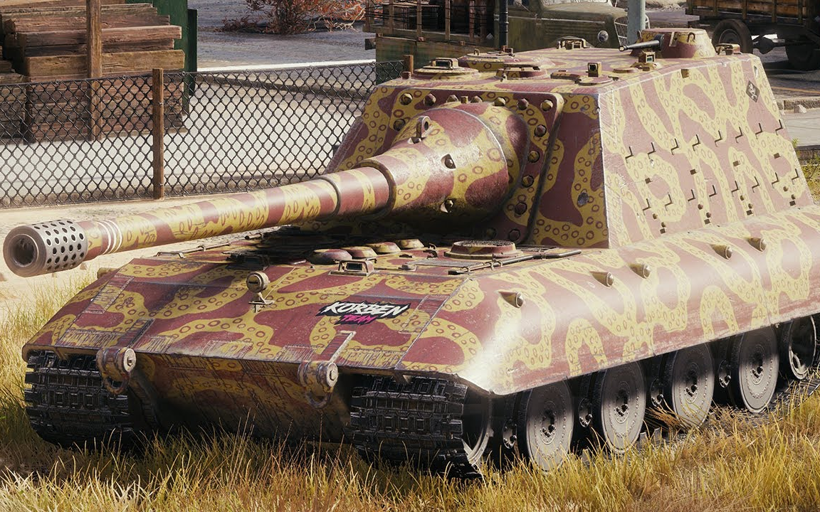 坦克世界 这车真的难 e100突 - 8杀 1.01万伤害 [洲际公路]