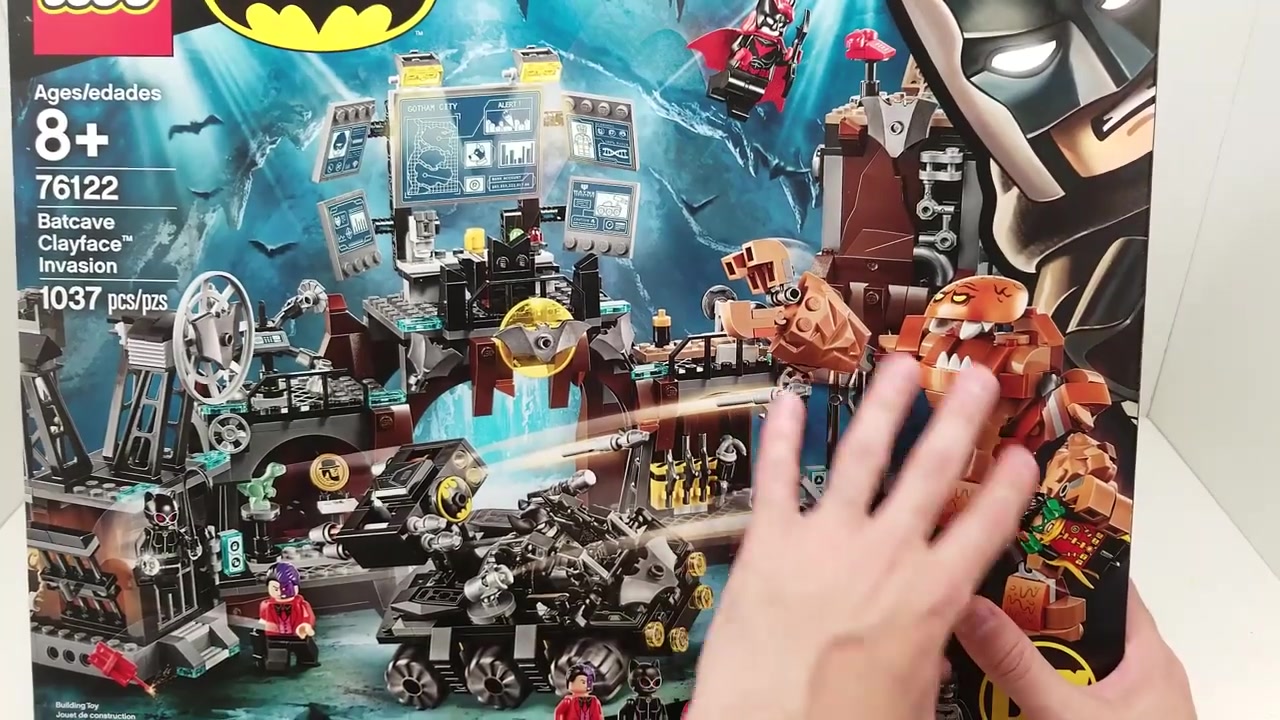 乐高蝙蝠侠蝙蝠洞batcaveclayfaceinvasion76122预览