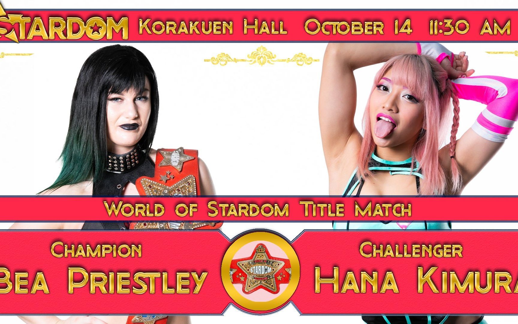 [图]【Stardom】World Champion Wars 2019.10.14 世界冠军赛：碧·普利斯特里 vs. 木村花