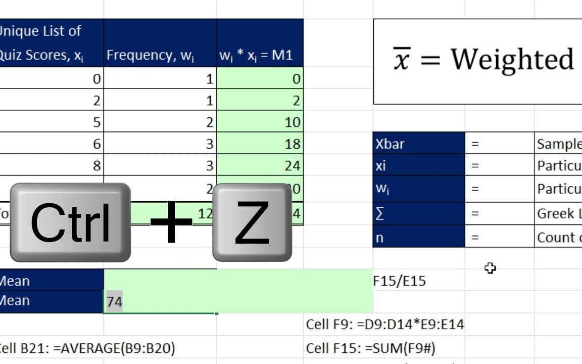 Excel 统计分析 10:加权平均值.很棒的会计例子哔哩哔哩bilibili