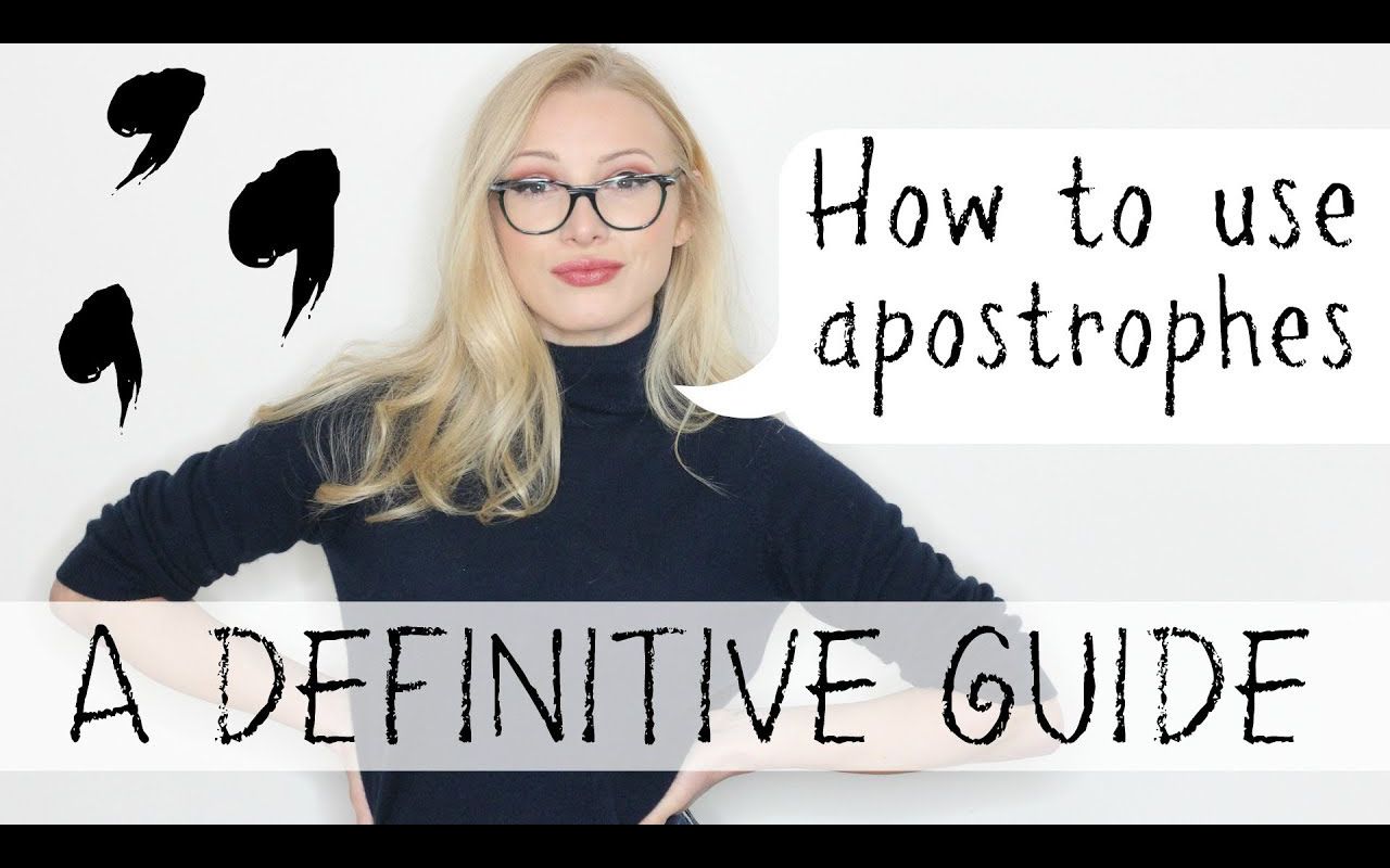 cc/118- how to use apostrophes properly: the definitive guide