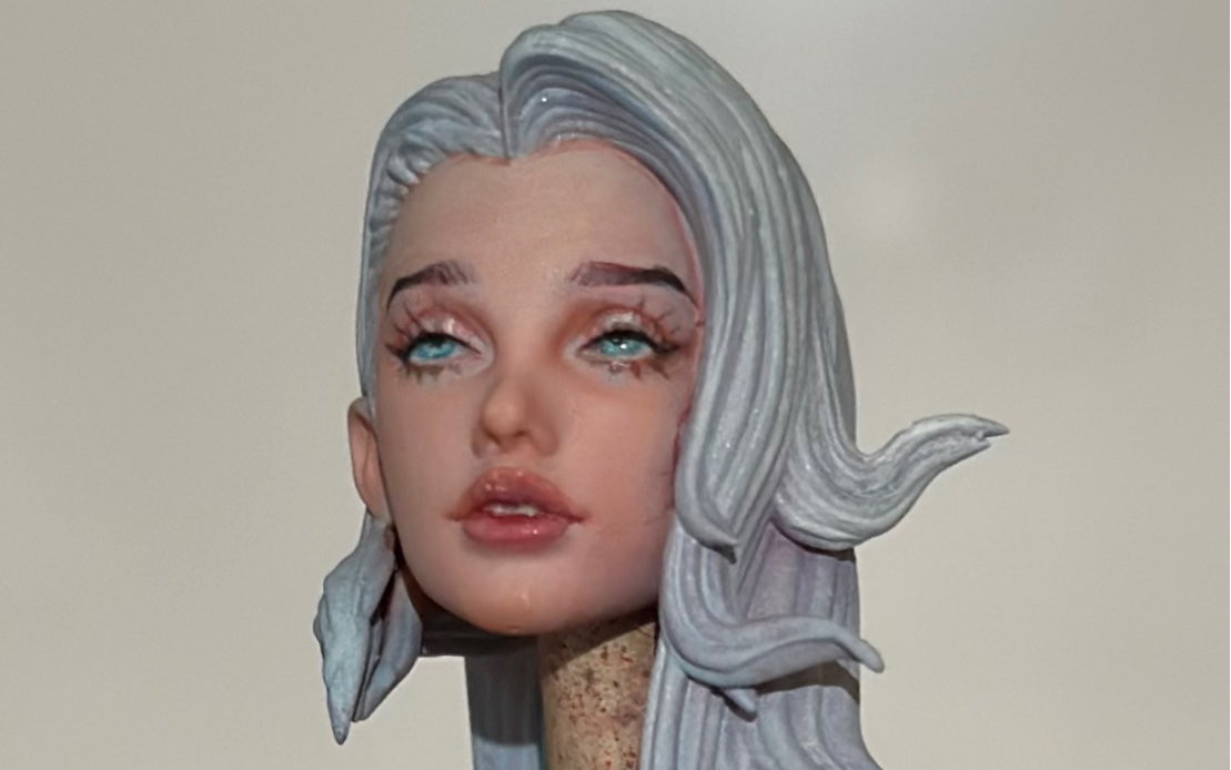 涂装头雕 1/12 黑猫 蜘蛛侠真女主