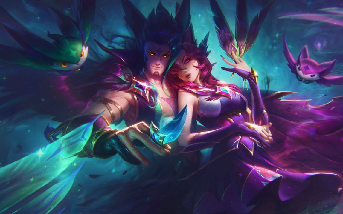 【star guardian xayah系列星之守护者第三季 星之守护者 霞 烈羽】