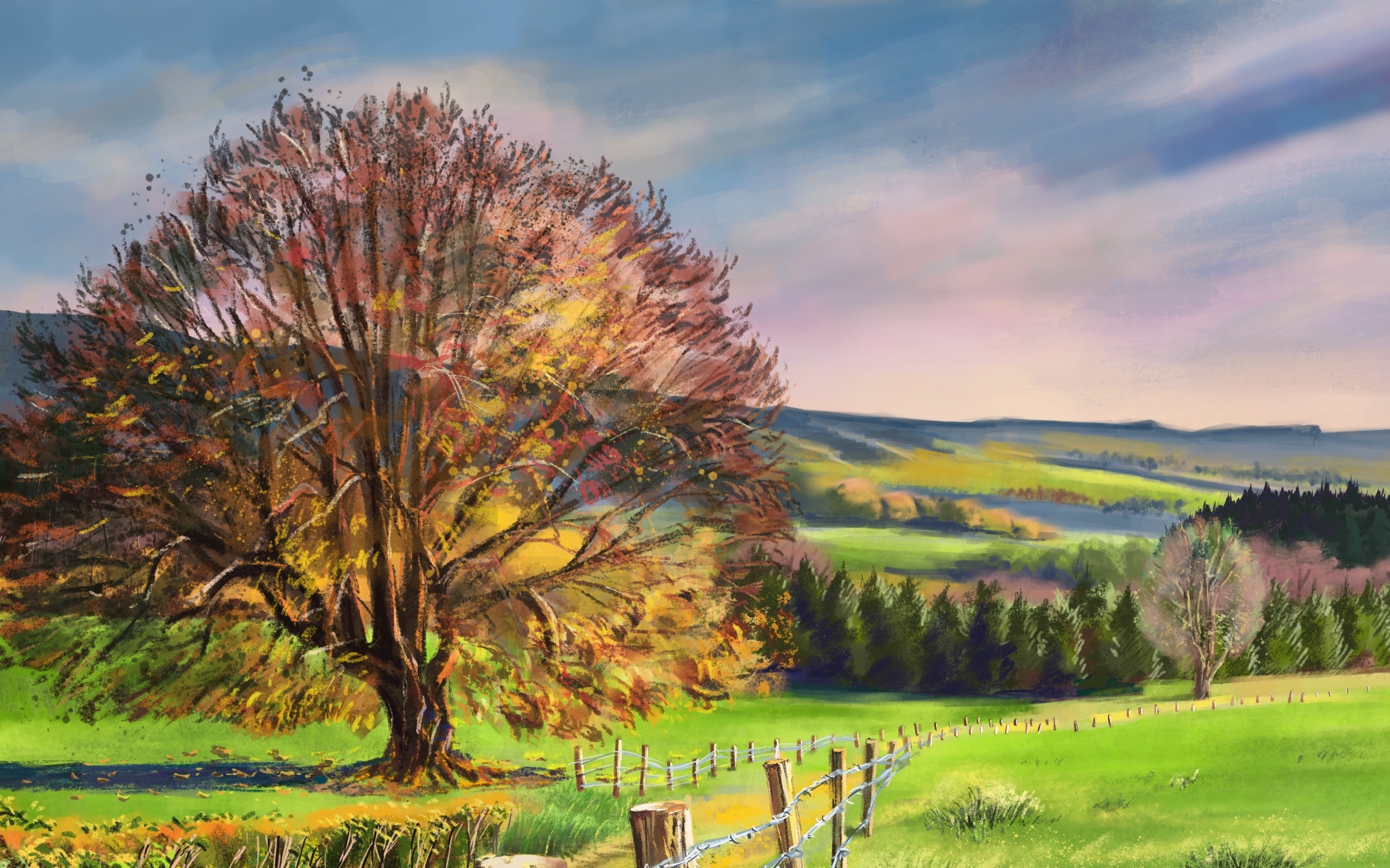 【ipad 绘画】风景手绘