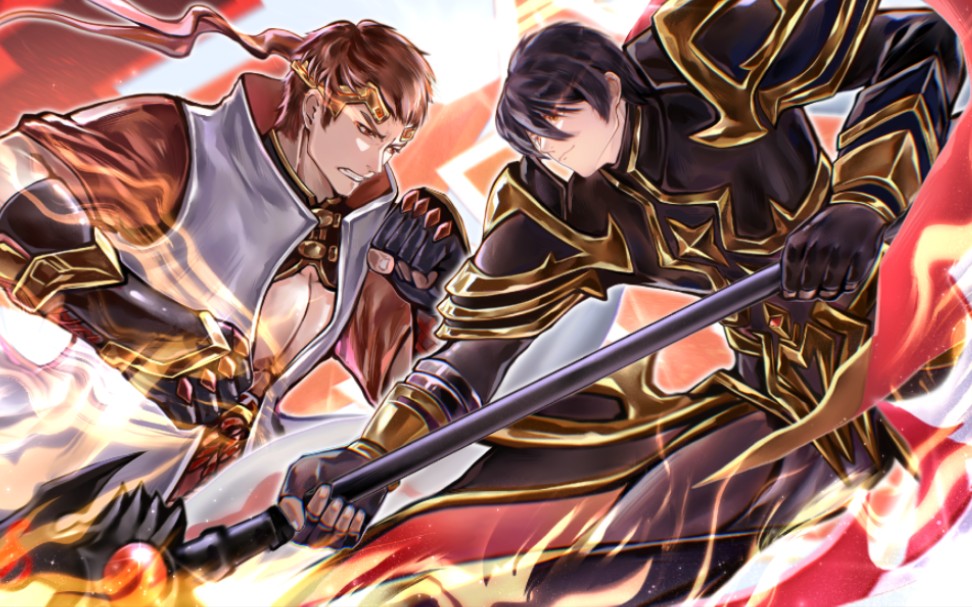 全职高手韩叶对峙,稿件绘制过程