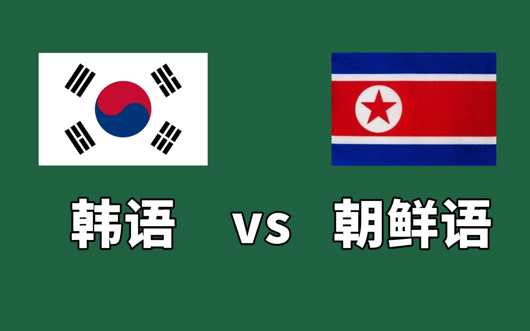 韩语和朝鲜语以及中国朝鲜族用语的区别是什么?一个视频带你搞清楚!
