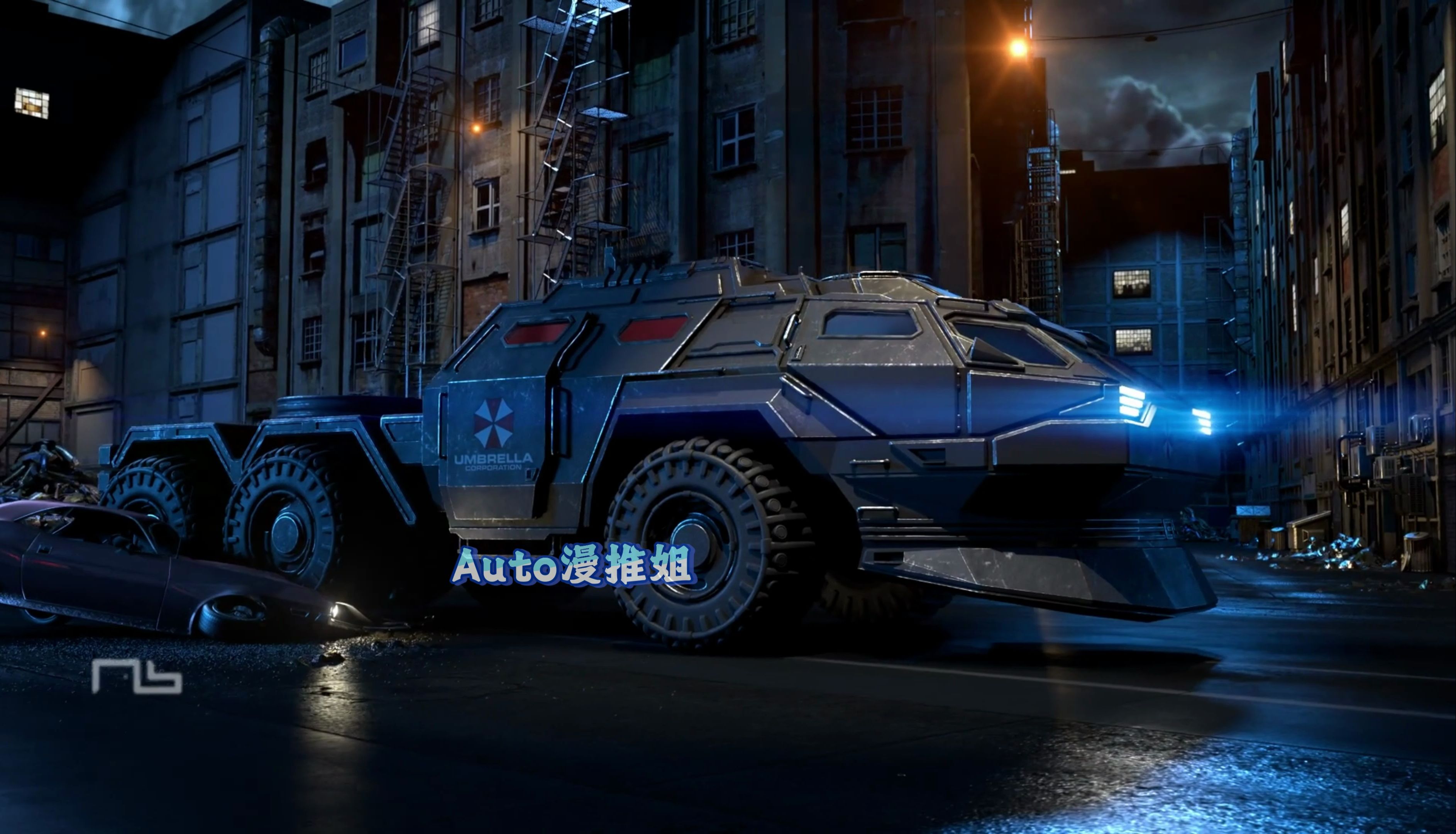 生化危机克莱尔驾驶最爱的坦克车.【3d/作者:anielszal】