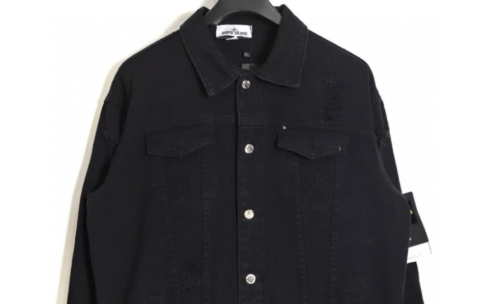 分享一下stone island 石头岛水洗做旧牛仔夹克