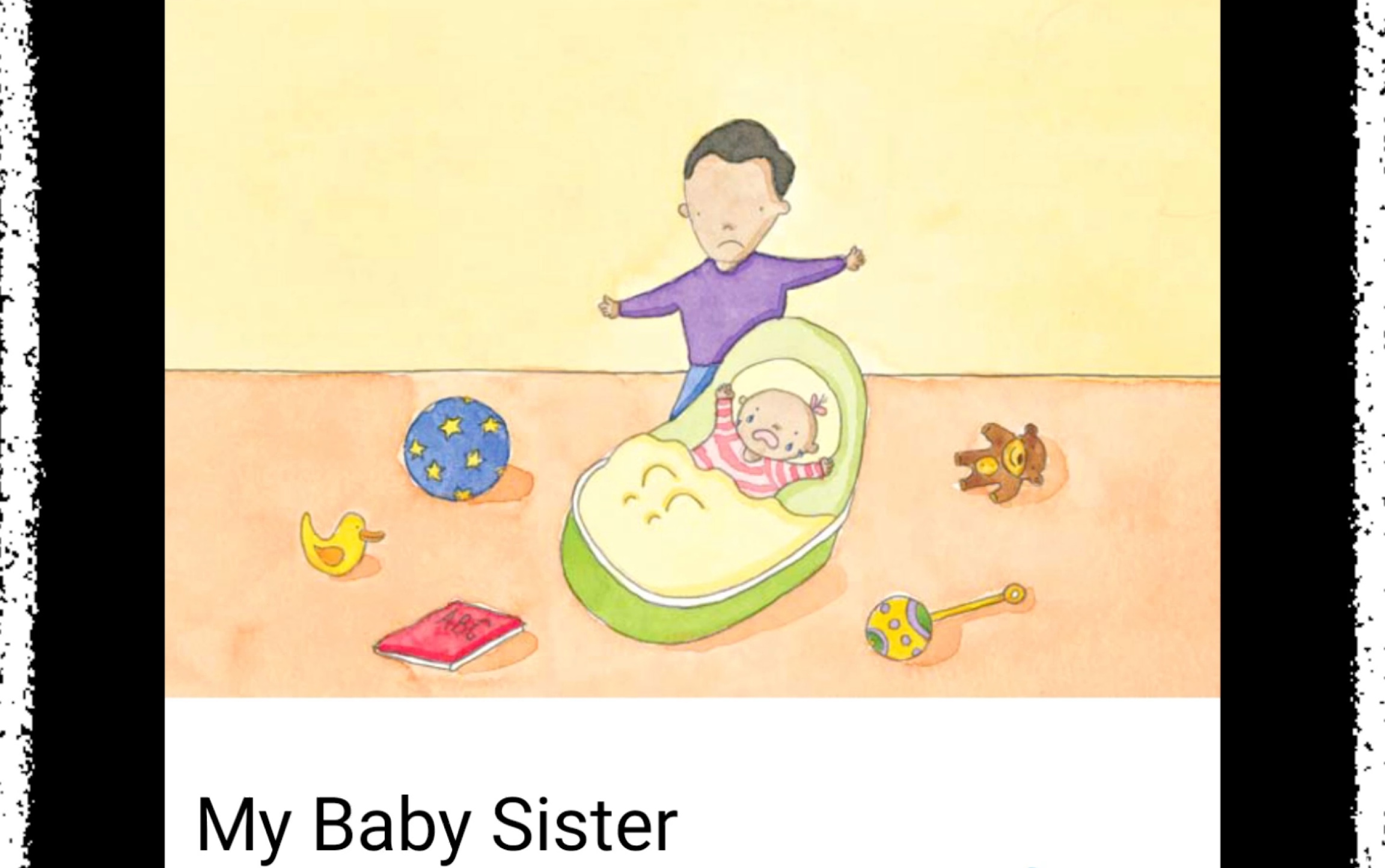 [图]英语口语每日打卡，海尼曼系列绘本《My Baby Sister 》。