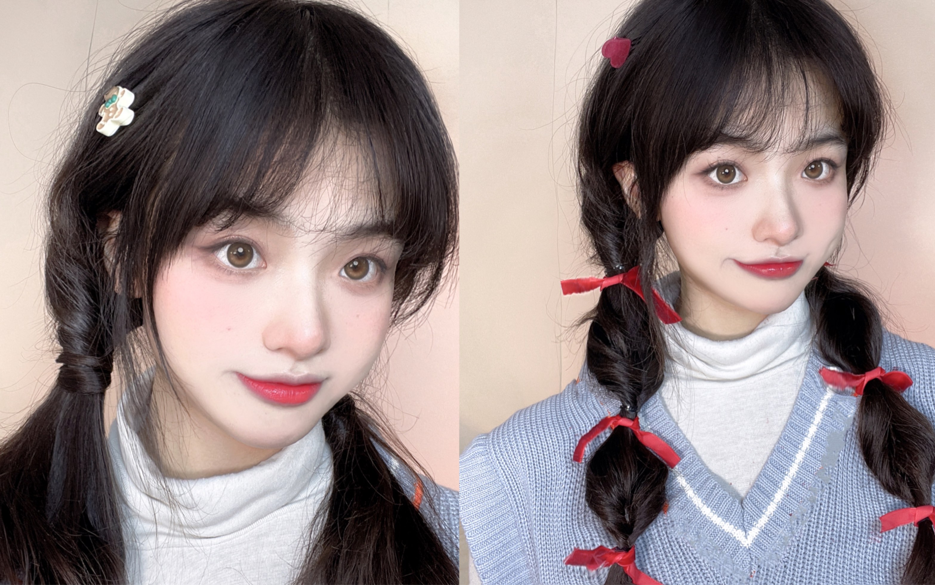 跟着动漫idol学发型78减龄双马尾天气之子阳菜发型