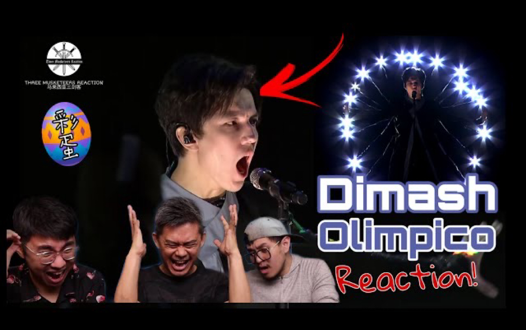 【REACT】Dimash (𐔐𘐼𐰑ˆ) 迪玛希《Olimpico》气势非凡 完美无瑕的歌剧演唱再一次征服三剑客 || 马来西亚三剑客哔哩哔哩bilibili