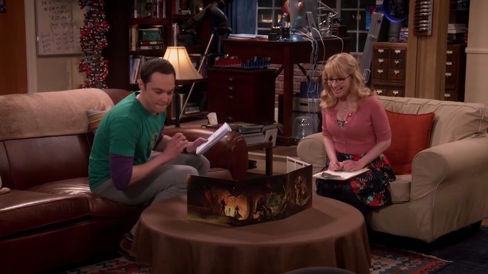 [tbbt]谢尔顿创作的龙与地下城,怀孕篇