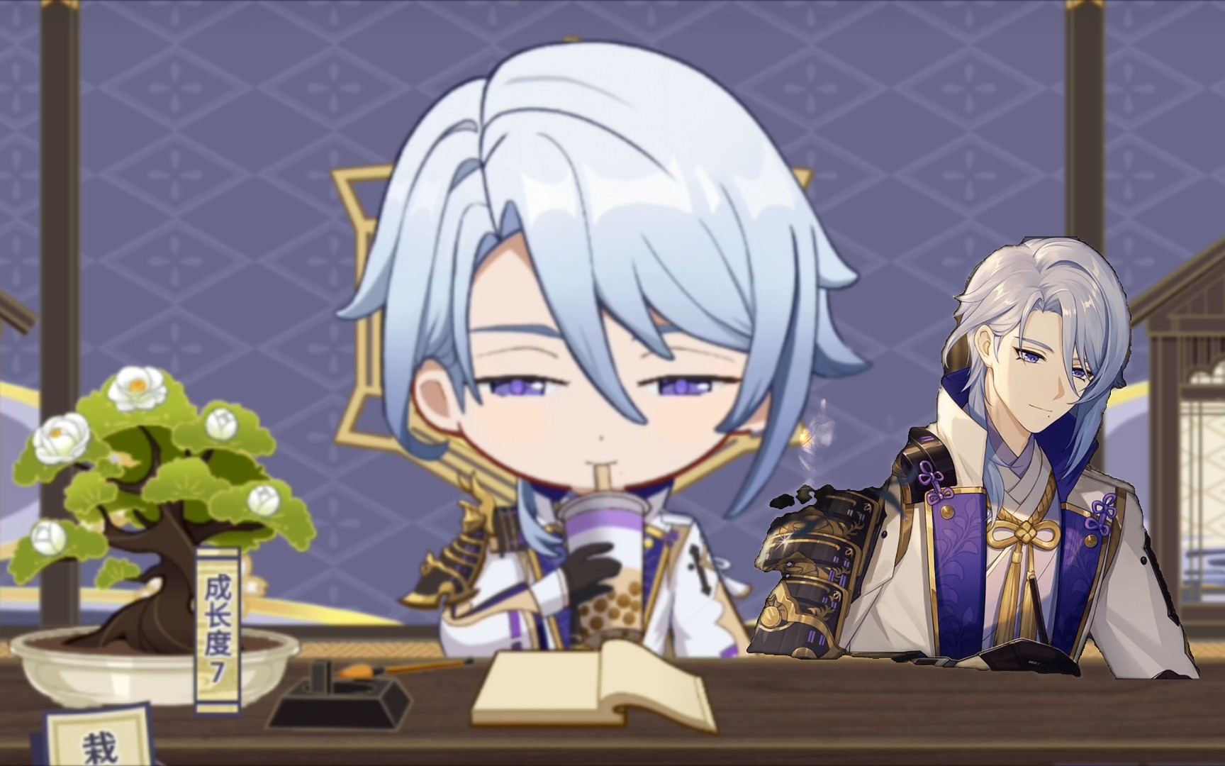 这个神里绫人也太太太可爱了吧