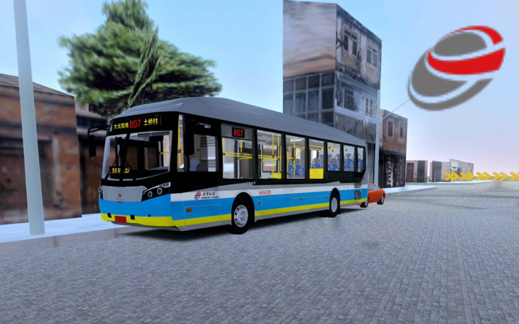 pbsu 涂装 124 北京公交涂装 k270ub