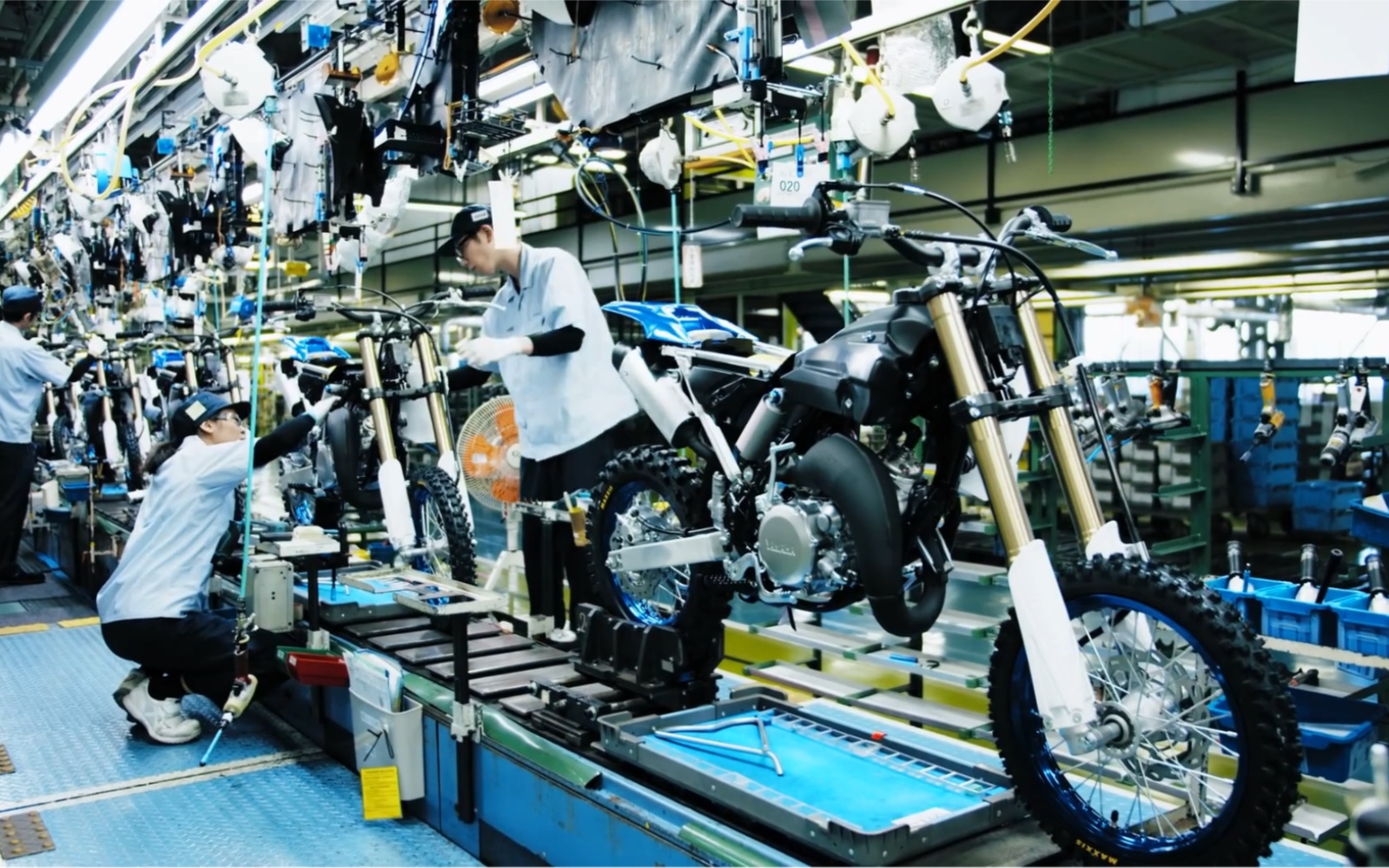 雅马哈摩托车工厂1080p一