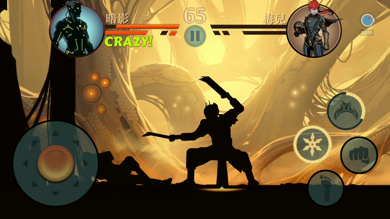 暗影格斗2山猫爪对战日食梅尔