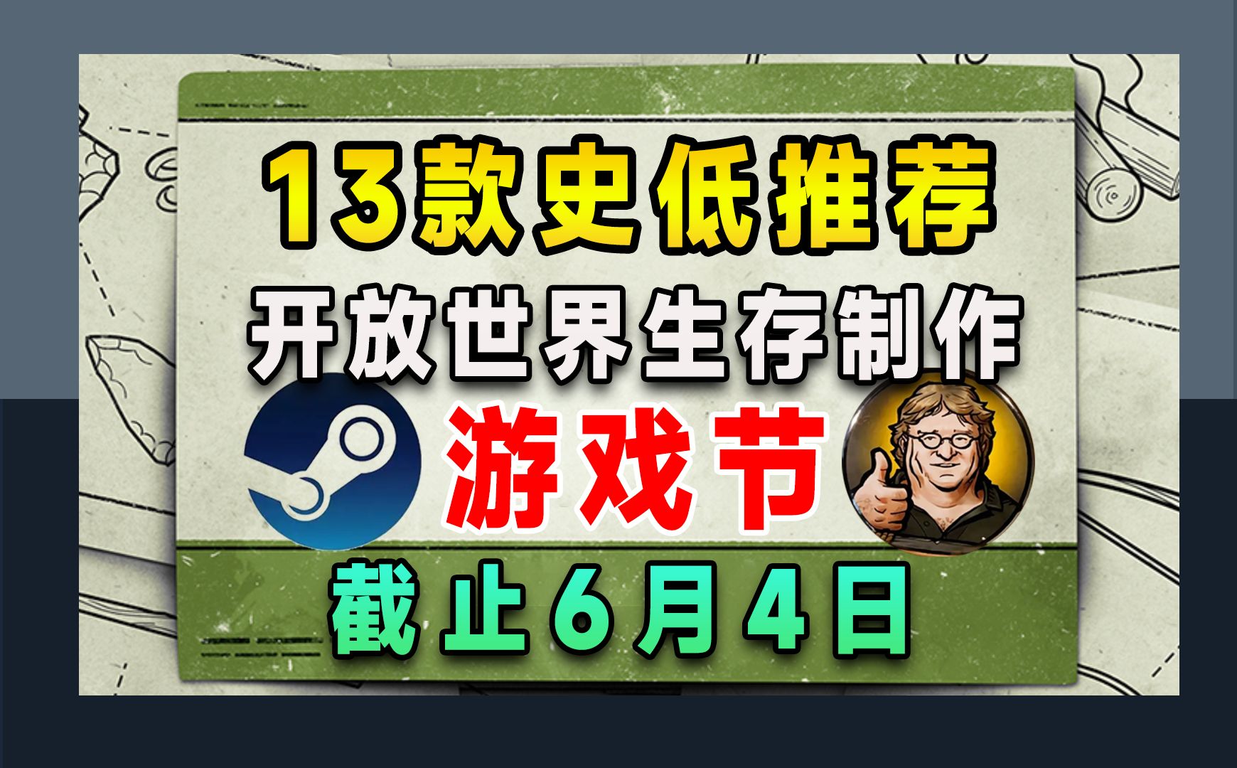 泰拉瑞亚、脑叶公司、绝世好武功等打折了!13款史低推荐steam开放世界生存制造游戏节单机游戏热门视频