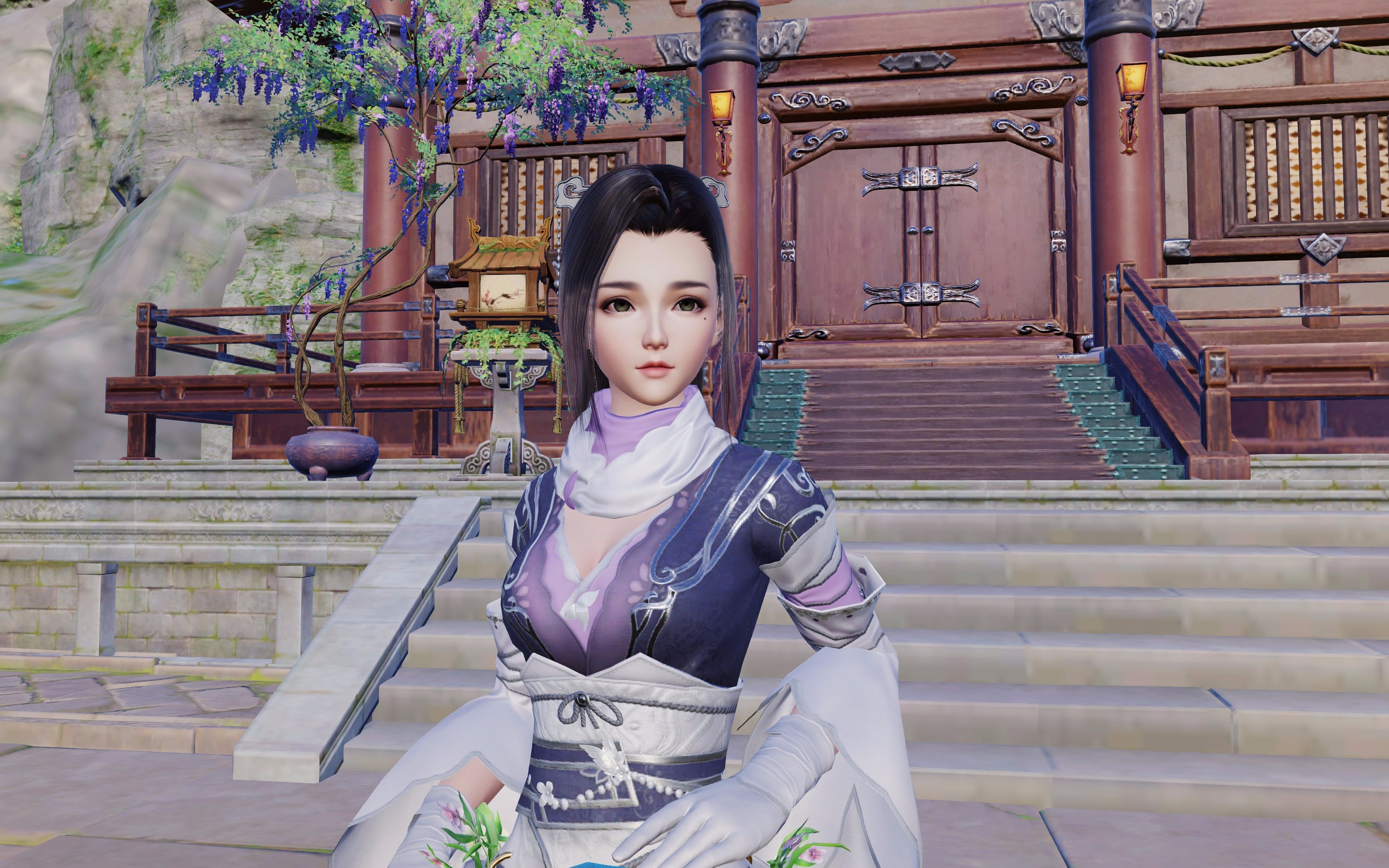 剑网3重制版万花成女离经技能特效